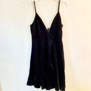 Dark Green Velvet Dress